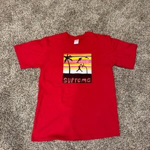 Supreme Dunk Tee~Size Medium~Red